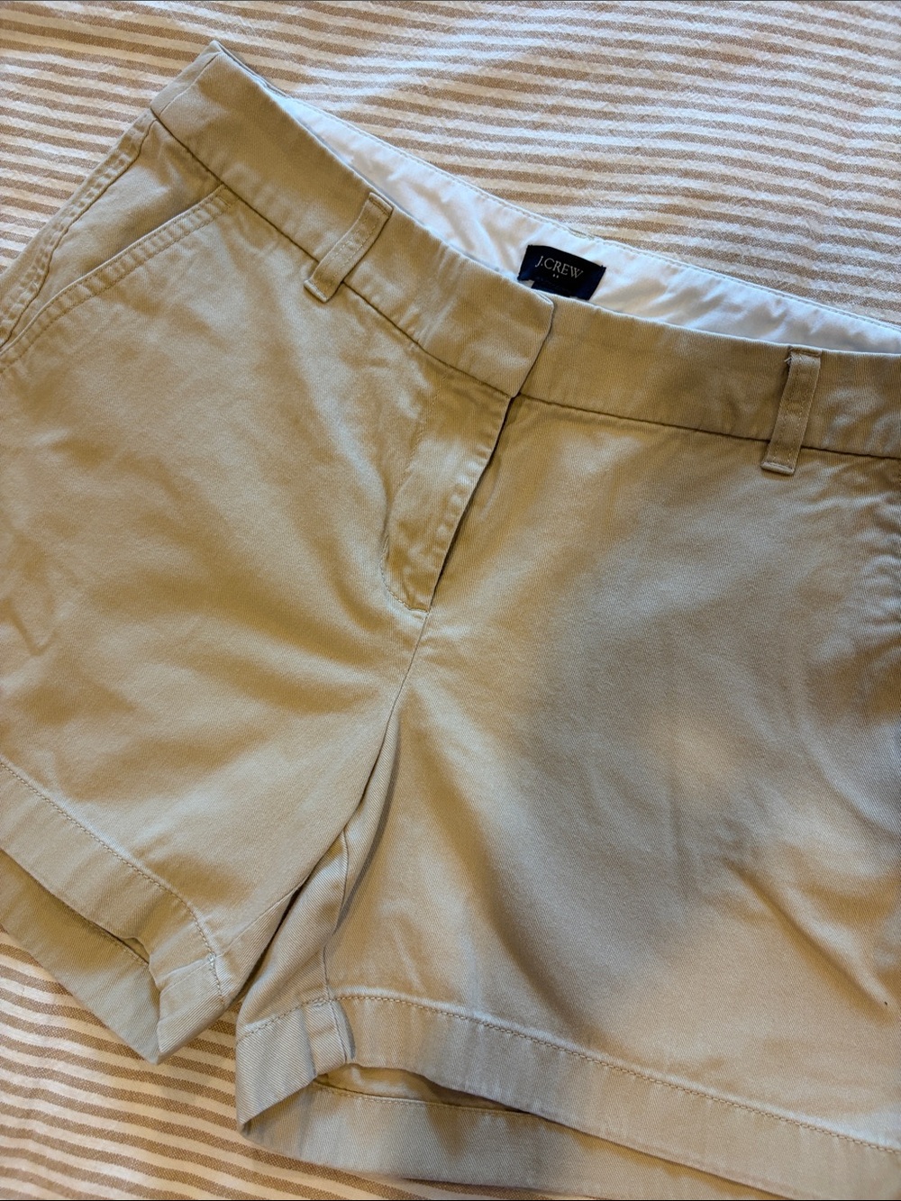 J. Crew Women's Khaki 5” Shorts - Light Tan